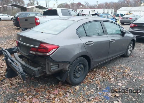 2013 Honda Civic Lx z USA, uszkodzony, nr VIN 19XFB2E59DE012763